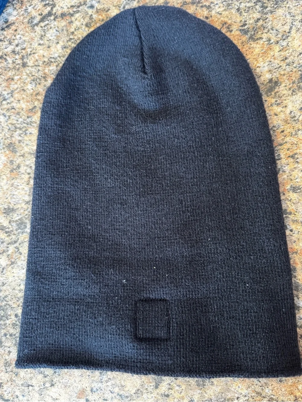 The North Face Black Red Core Classic Knit Beanie Cuffed Hat Cap Adult One Size